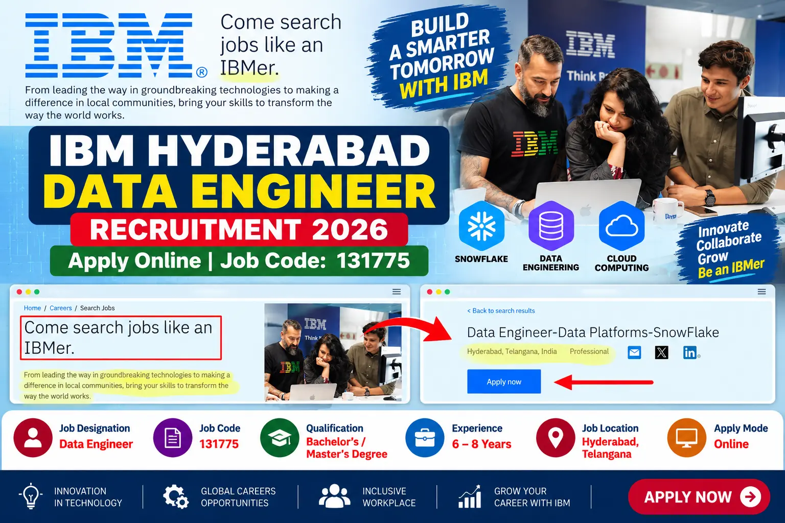 IBM Hyderabad Data Engineer Recruitment 2026