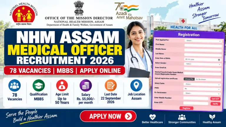 NHM Assam Medical Officer Recruitment 2026