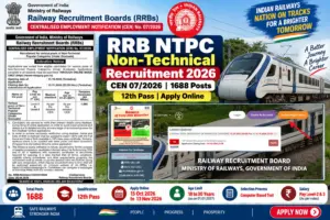 RRB NTPC Undergraduate Recruitment 2026