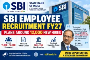 SBI Employee Recruitment FY27