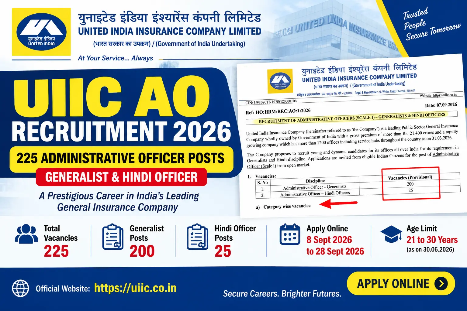 UIIC AO Recruitment 2026